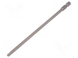 Screwdriver bit | Allen hex key | HEX 9/64" | Overall len: 152mm