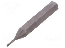 Screwdriver bit | slot | 0,8x0,2mm | Overall len: 28mm | Series: MICRO