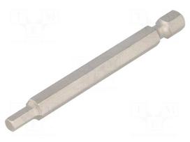 Screwdriver bit | Allen hex key | HEX 4mm | Overall len: 70mm