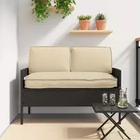 Pagalvių komplektas 3 pcs Smėlio Oksfordo audinys