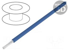 Wire | stranded | Cu | 1.32mm2 | 16AWG | dark blue | PVC | 600V | 30m