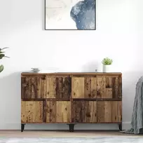 Šoninės lentynos 2 vnt. Senovinis medis 60 x 35 x 70 cm