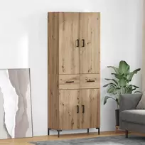 Aukštas spintelė Amatininkų ąžuolas 69,5 x 34 x 180 cm