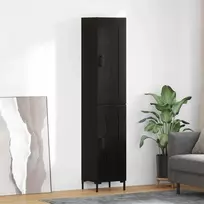 Aukštas spintelė Juodas ąžuolas 34,5 x 34 x 180 cm