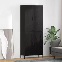 Aukštas spintelė Juodas ąžuolas 69,5 x 34 x 180 cm