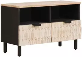 Televizoriaus spintelė Baltos skalbimo apdaila 70 x 33 x 46 cm