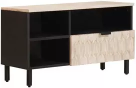 Televizoriaus spintelė Baltos skalbimo apdaila 80 x 33 x 46 cm