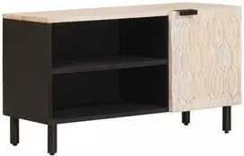 Televizoriaus spintelė Baltos skalbimo apdaila 80 x 33 x 46 cm