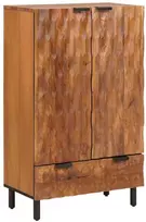 Aukštas spintelė Akacijos ruda apdaila 60 x 33 x 100 cm