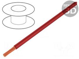 Wire | Silivolt®-1V | stranded | Cu | 1x0,15mm2 | silicone | red | 300V
