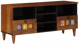 Televizoriaus spintelė graikinis riešutmedis 100 x 33 x 46 cm