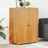 Spinta su saugykla Ruda 80 x 50 x 115 cm Kietas ąžuolo medis