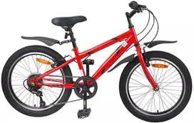 Vaikų Dviratis 20 Colių 6-Speed 6-11 metų amžiaus Raudona