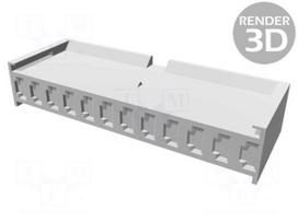 Plug | wire-board | female | AMPMODU MOD I | 3.96mm | PIN: 12 | for cable