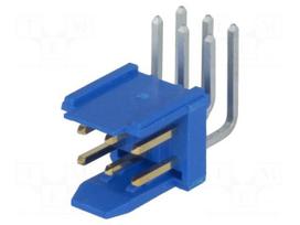 Socket | wire-board | male | PIN: 6 | 2.54mm | THT | DUBOX | 3A | gold-plated