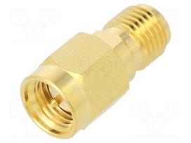 Coupler | SMA male,RP-SMA male | reverse | straight | 50Ω | teflon