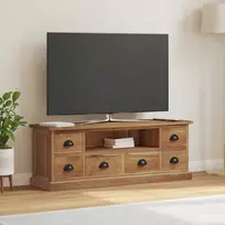 TV staliukas Televizoriaus stovas su stalčių Natūrali 110 x 30 x 40 cm