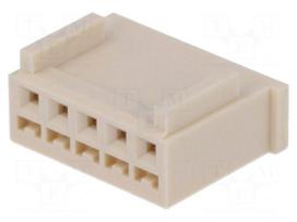Wire-board | plug | female | 2.5mm | PIN: 5 | w/o contacts | for cable