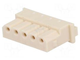 Wire-board | plug | female | SPOX | 2.5mm | PIN: 5 | w/o contacts | 250V
