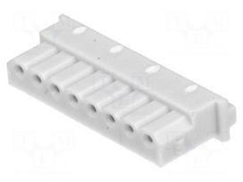 Wire-board | plug | female | SPOX | 2.5mm | PIN: 8 | w/o contacts | 250V