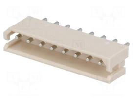 Wire-board | socket | male | SPOX | 2.5mm | PIN: 8 | THT | 3A | tinned | 250V