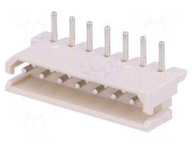 Wire-board | socket | male | SPOX | 2.5mm | PIN: 7 | THT | 3A | tinned | 250V