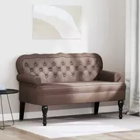 Česterfildo suolas Ruda 119,5 x 64,5 x 75 cm Dirbtinė oda