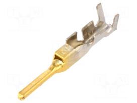 Contact | male | 0.3÷0.75mm2 | J2000 | nickel plated,gold flash | 4.6A