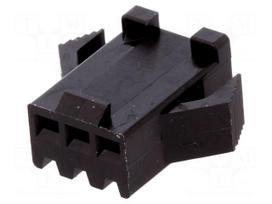Wire-wire | plug | female | SM | 2.5mm | PIN: 3 | w/o contacts | for cable