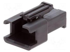 Wire-wire | plug | male | SM | 2.5mm | PIN: 3 | w/o contacts | for cable
