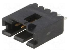 Socket | wire-board | male | AMPMODU MTE | 2.54mm | PIN: 4 | straight | THT