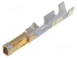 Contact | female | 24AWG÷22AWG | SL | gold-plated | crimped | for cable