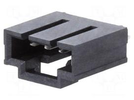Socket | wire-board | male | SL | 2.54mm | PIN: 4 | THT | tinned | straight