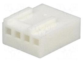 Plug | wire-board | female | 2.54mm | PIN: 4 | polarized,w/o contacts