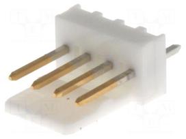 Socket | wire-board | male | KK 254 | 2.54mm | PIN: 4 | THT | 4A | Layout: 1x4