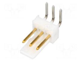 Socket | wire-board | male | KK 254 | 2.54mm | PIN: 3 | THT | 4A | Layout: 1x3