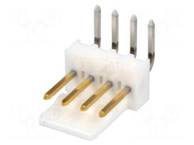 Socket | wire-board | male | KK 254 | 2.54mm | PIN: 4 | THT | 4A | Layout: 1x4