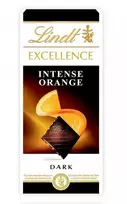 "LINDT EXCELLENCE" juodasis šokoladas su apelsinais, 100 g
