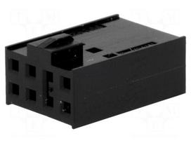 Plug | wire-board | female | C-Grid III | 2.54mm | PIN: 8 | w/o contacts