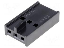 Plug | wire-board | female | C-Grid III | 2.54mm | PIN: 3 | w/o contacts