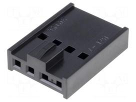 Plug | wire-board | female | C-Grid III | 2.54mm | PIN: 4 | w/o contacts