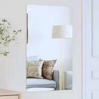 Sieninis veidrodis Stačiakampio 50 x 80 cm grūdintas stiklas
