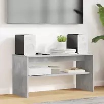 TV staliukas Televizoriaus spintelė Betono pilka 80 x 30 x 40 cm