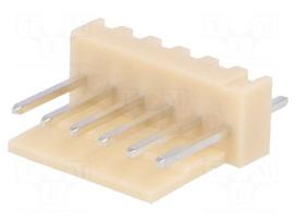 Socket | wire-board | male | NS25 | 2.54mm | PIN: 6 | THT | 250V | 3A | tinned