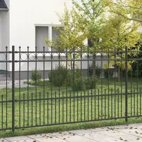 Dygliuota žiedų tvora HORST Juoda
