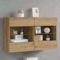 TV staliukas TV sieninė spintelė 98,5 x 30 x 60,5 cm Amatininkų ąžuolas