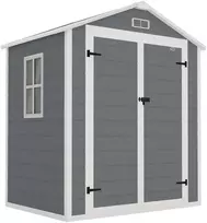 Sodo įrankių stoginė 2,12 m², Sodo sandėliukas - Pilkas 183 x 134 x 210 cm