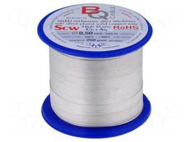 Silver plated copper wires | 0.7mm | 250g | 72m | -200÷800°C