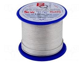 Silver plated copper wires | 1mm | 250g | 36m | -200÷800°C