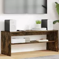 TV staliukas Televizoriaus spintelė Rūkyta ąžuolas 100 x 35 x 40 cm